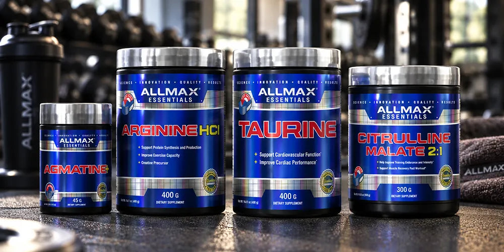 4 allmax essential products help boosting nitric oxide