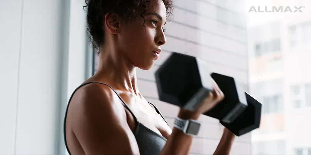 Female working out