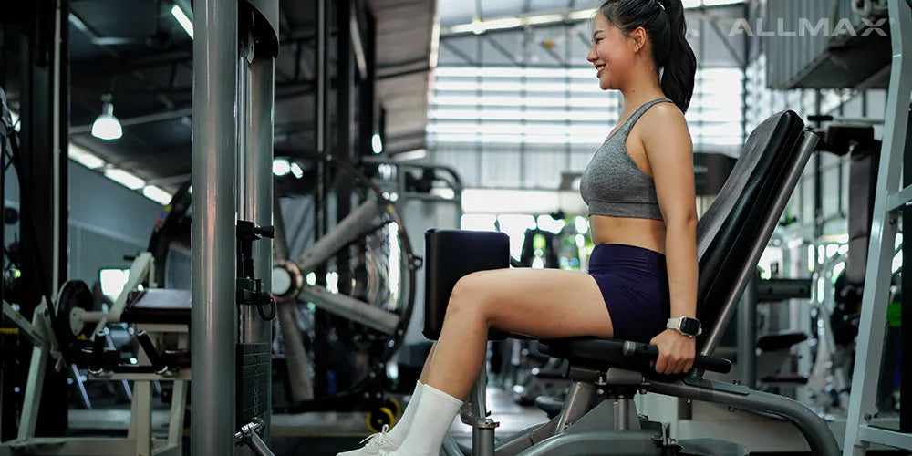 upper glute exercises - abduction machine