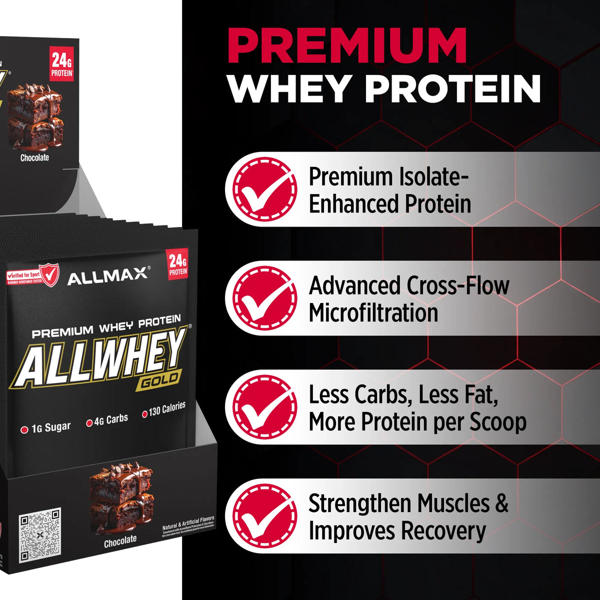 Allmax Gold Allwhey: Premium Whey Protein Powder