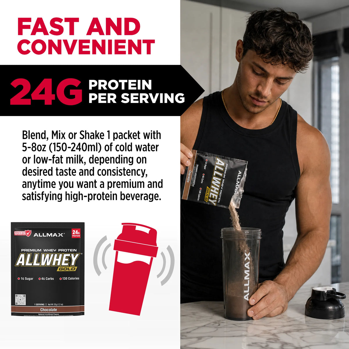 Allmax Gold Allwhey: Premium Whey Protein Powder