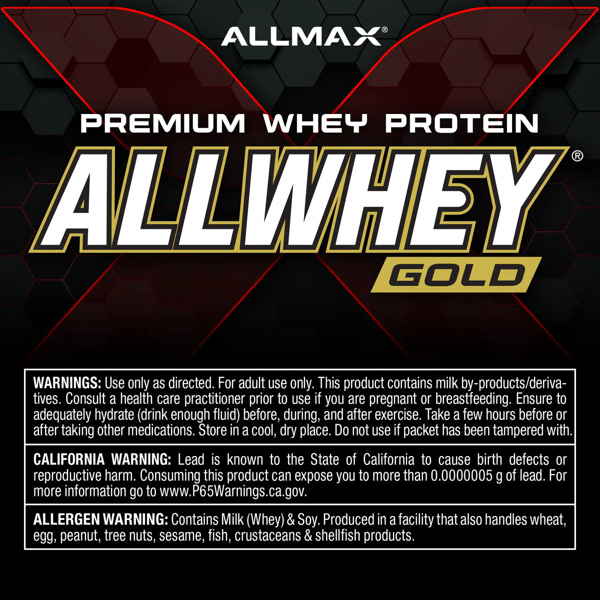 Allmax Gold Allwhey: Premium Whey Protein Powder