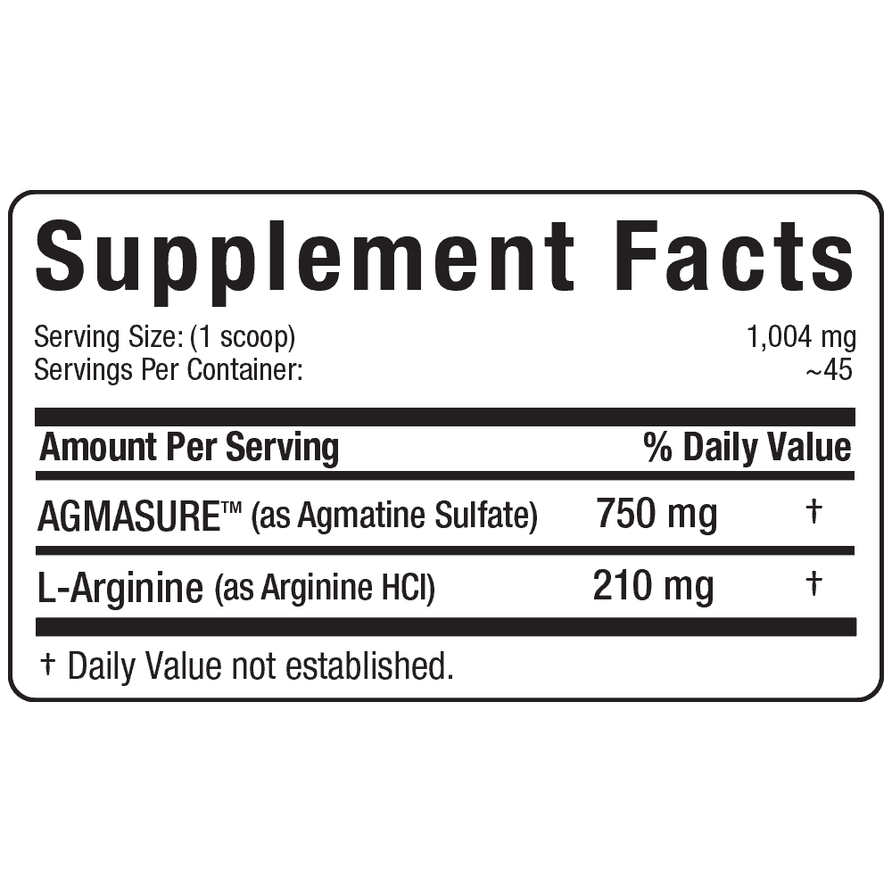 AGMATINE + ARGININE Powder - Allmax Nutrition
