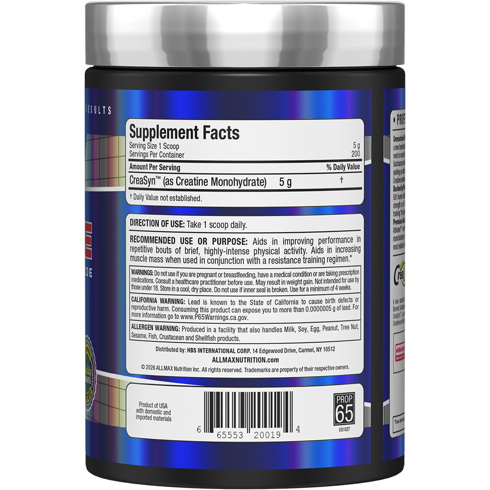 Allmax Creatine Monohydrate Powder