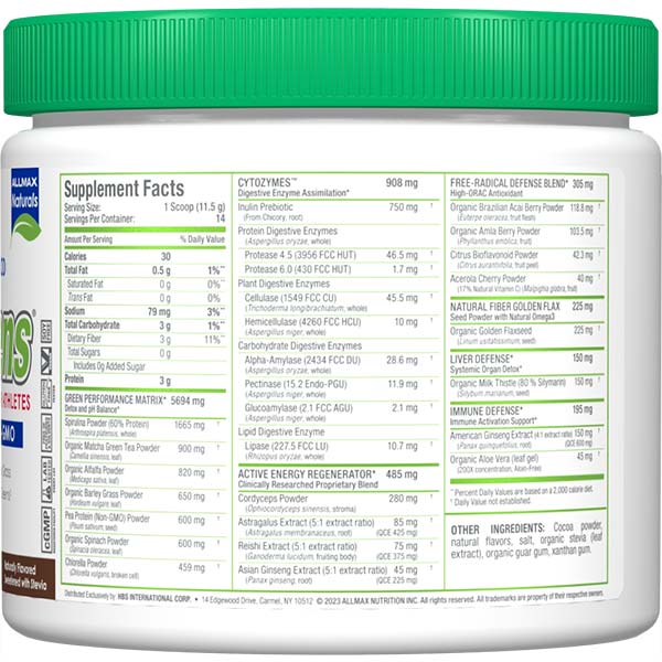 Cytogreens Super Green Powder - Allmax Nutrition