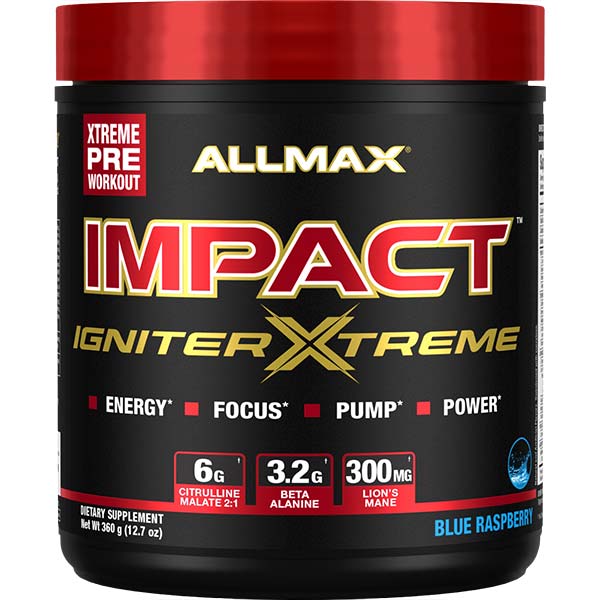 Impact Igniter Xtreme: High Stim Pre Workout - Allmax Nutrition