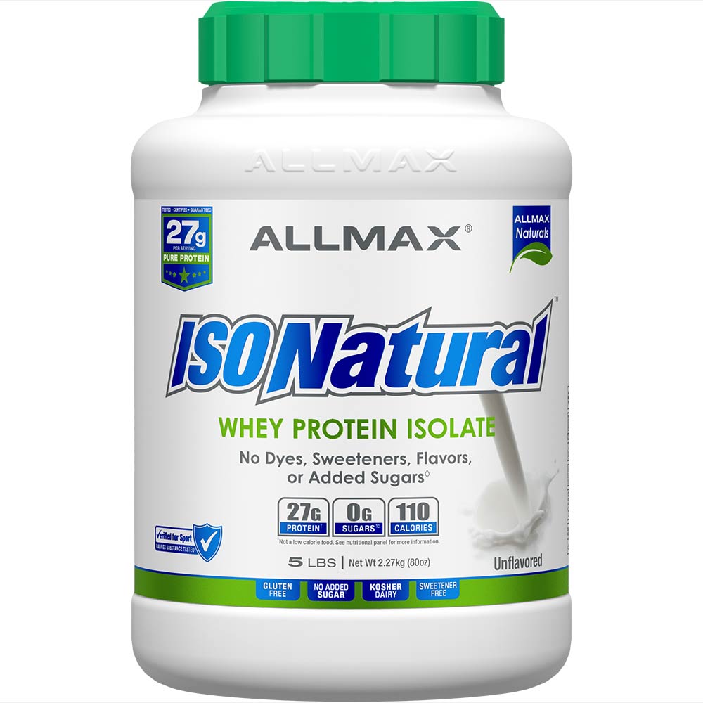 ALLMAX IsoNatural: Natural Pure Whey Protein Isolate