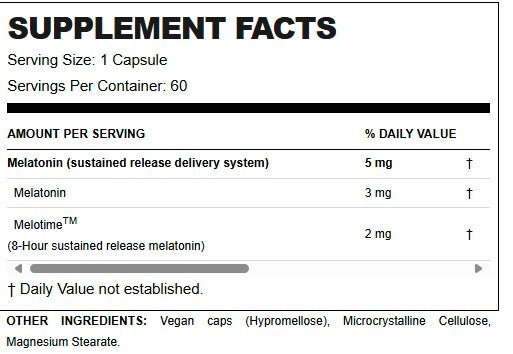 Melatonin 8HR - Allmax Nutrition