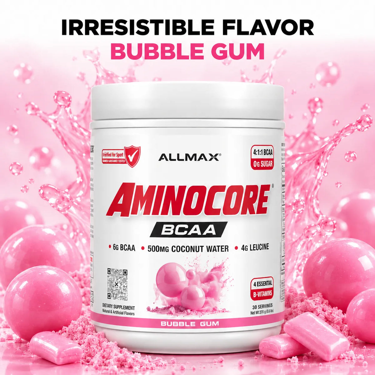 Allmax Aminocore: BCAA Supplement Powder
