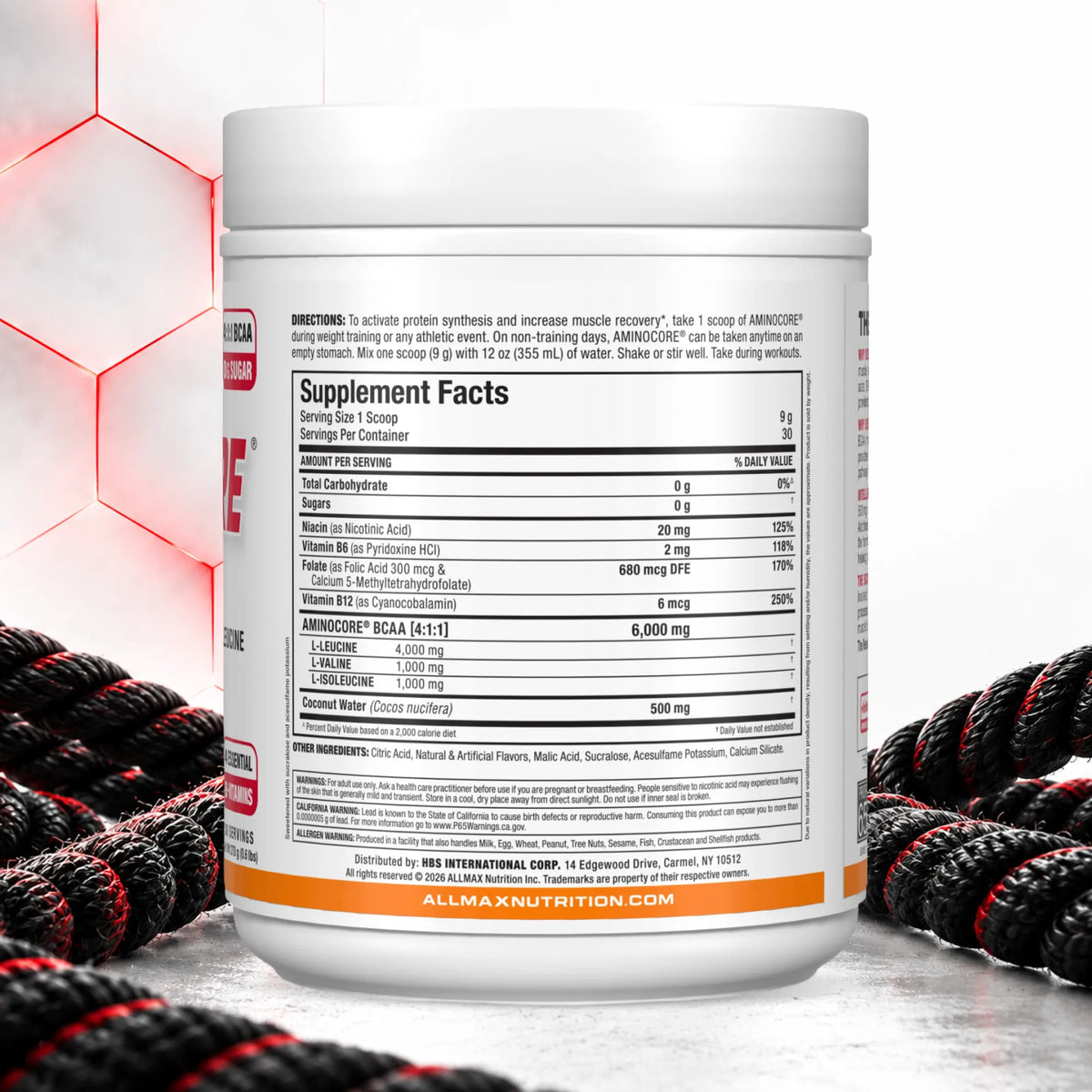 Allmax Aminocore: BCAA Supplement Powder