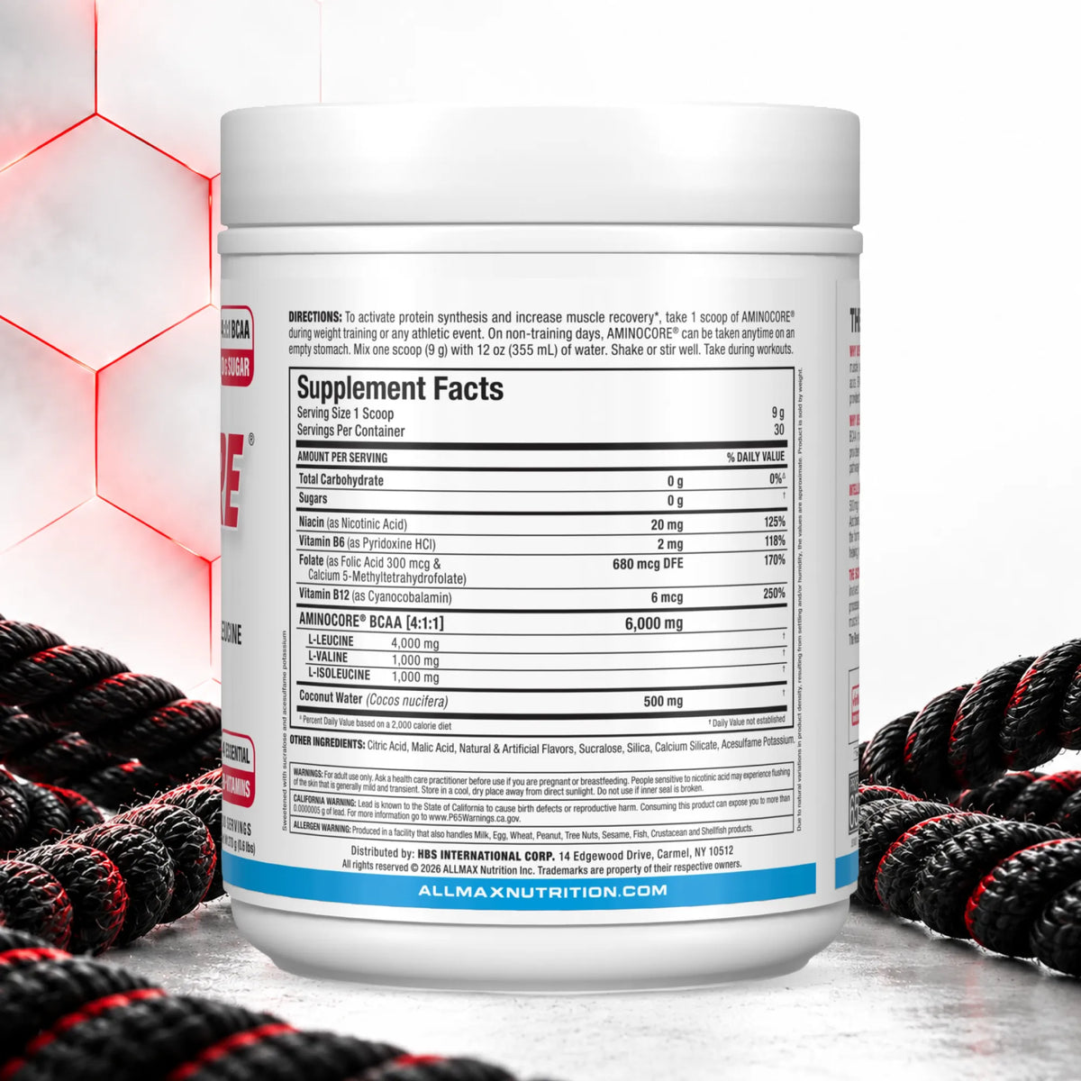 Allmax Aminocore: BCAA Supplement Powder