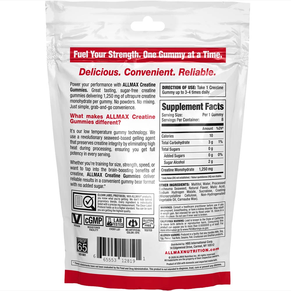 Allmax Creatine Gummies