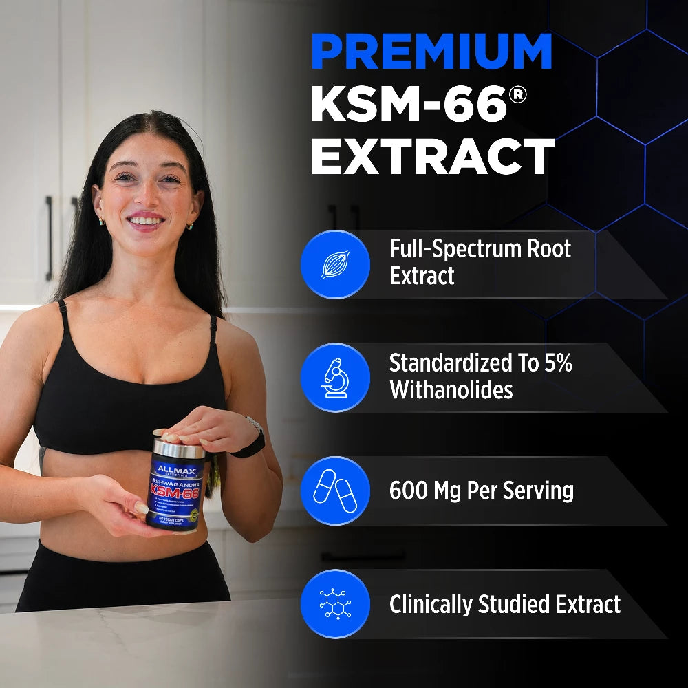 ALLMAX ksm-66 ashwagandha benefits