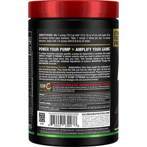 Impact Pump Xtreme - Allmax Nutrition