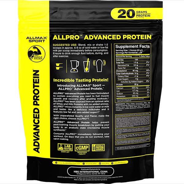 ALLPRO Advanced Protein - Allmax Nutrition