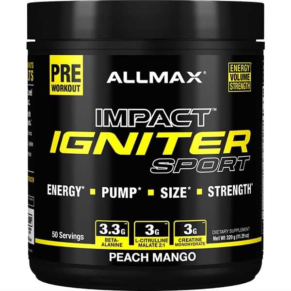 IMPACT IGNITER SPORT PRE WORKOUT - Allmax Nutrition