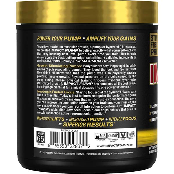 Impact Pump - Allmax Nutrition