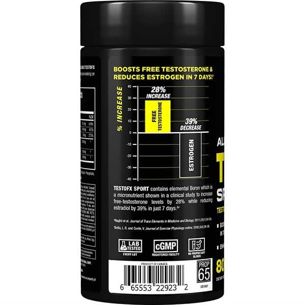 TESTOFX SPORT: BOOST FREE TESTOSTERONE - Allmax Nutrition