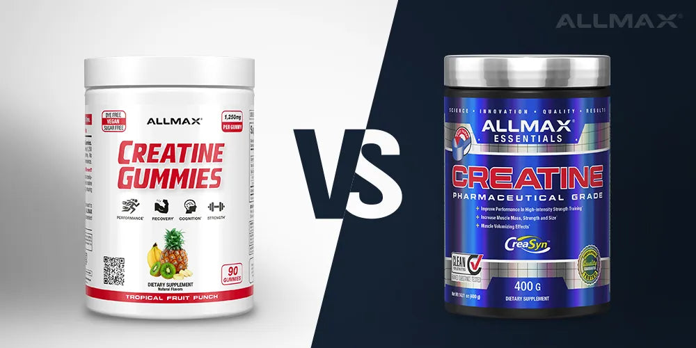Creatine Gummies vs Creatine Monohydrate Powder