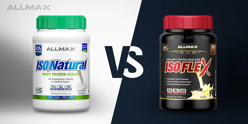 IsoNatural vs Flavored Whey