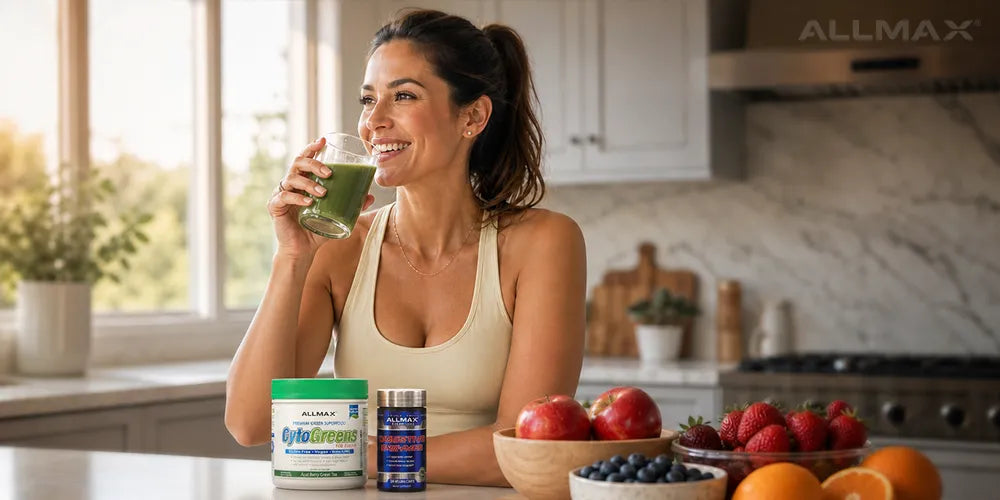 Display of woman with product 