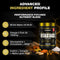 VitaStack supplement pill pack with ingredients and Allmax branding on a dark background