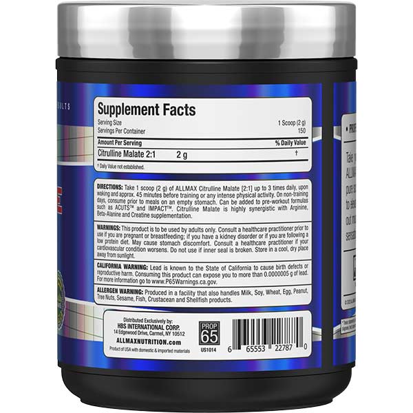 Citrulline Malate 2:1 - Allmax Nutrition