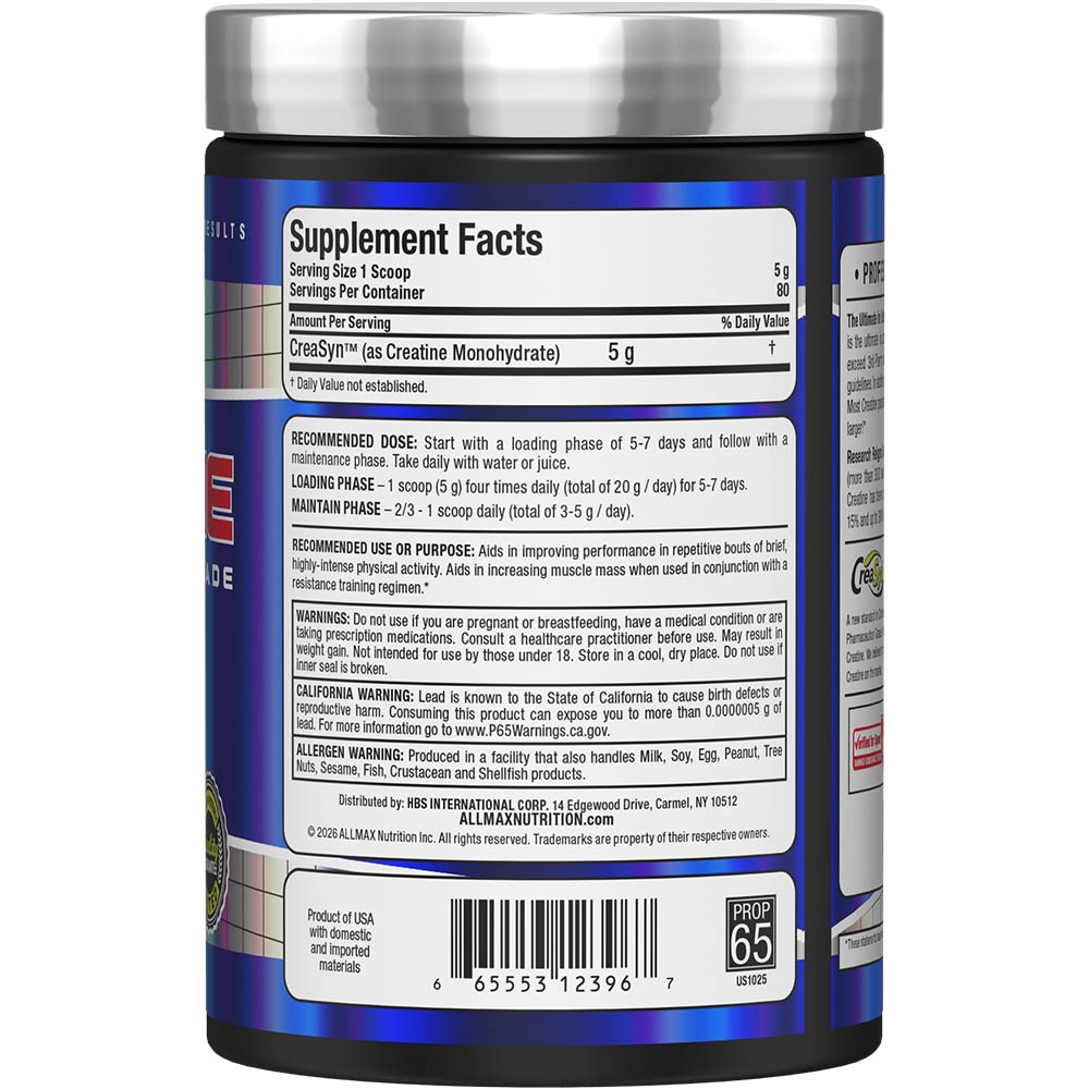 Allmax Creatine Monohydrate Powder