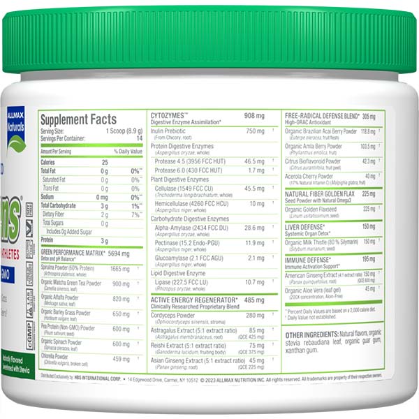 Cytogreens Super Green Powder - Allmax Nutrition
