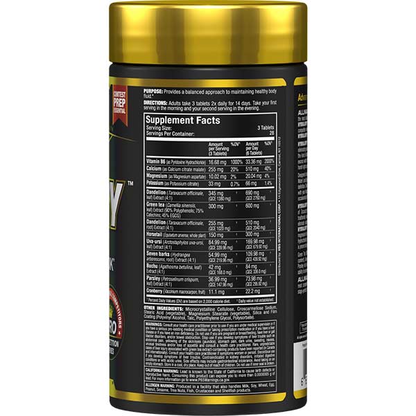 HYDRADRY Pre - Contest Water Loss System - Allmax Nutrition