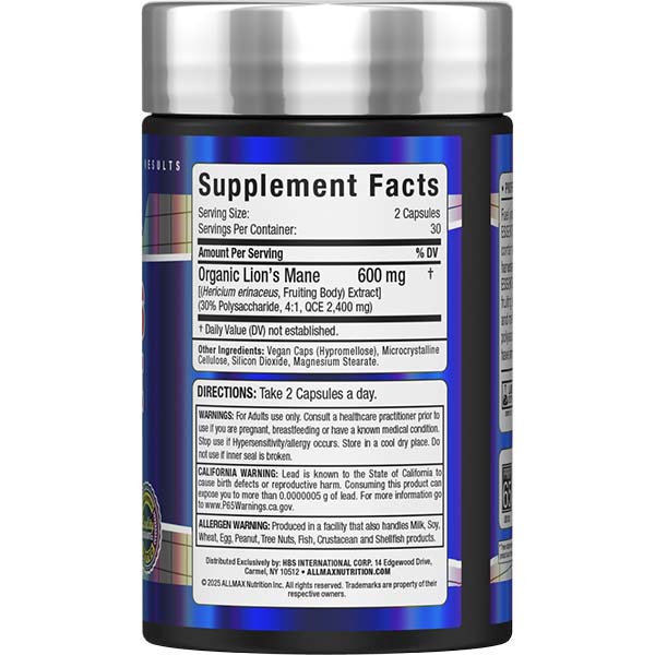 Lion's Mane Extract - Allmax Nutrition