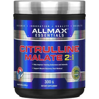 ALLMAX Essentials Citrulline Malate 2:1 powder for improved training endurance and muscle recovery.