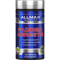 ALLMAX Essentials Fadogia Agrestis capsules to support natural testosterone and muscle growth.