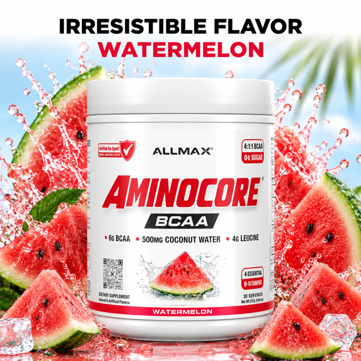 Allmax Aminocore: BCAA Supplement Powder