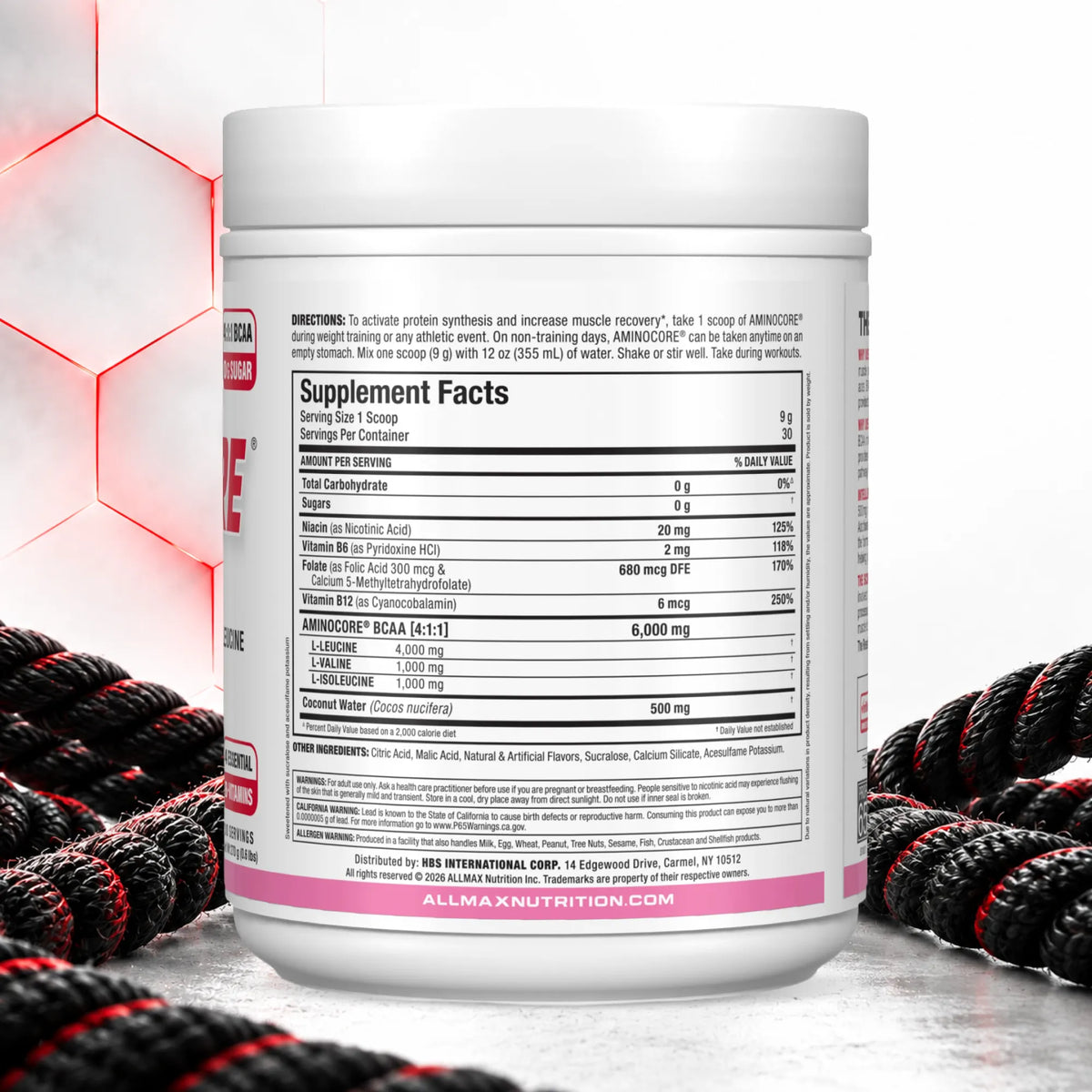 Allmax Aminocore: BCAA Supplement Powder