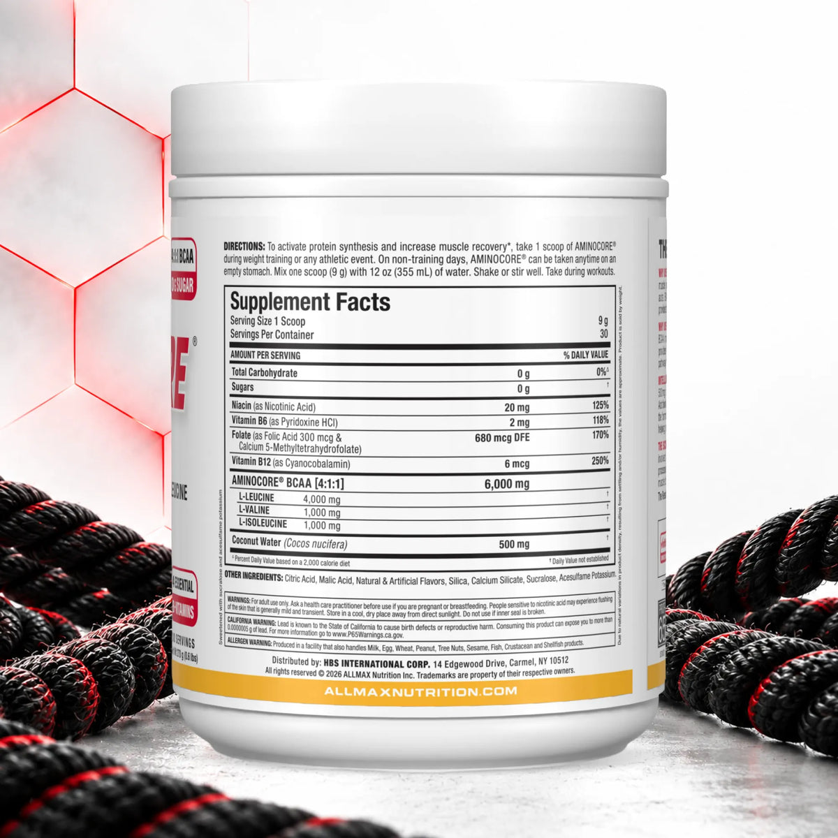 Allmax Aminocore: BCAA Supplement Powder