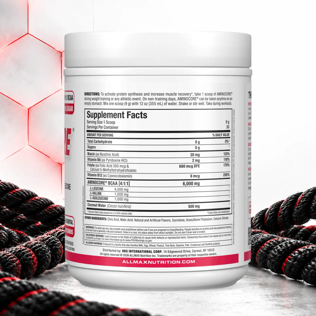 Allmax Aminocore: BCAA Supplement Powder
