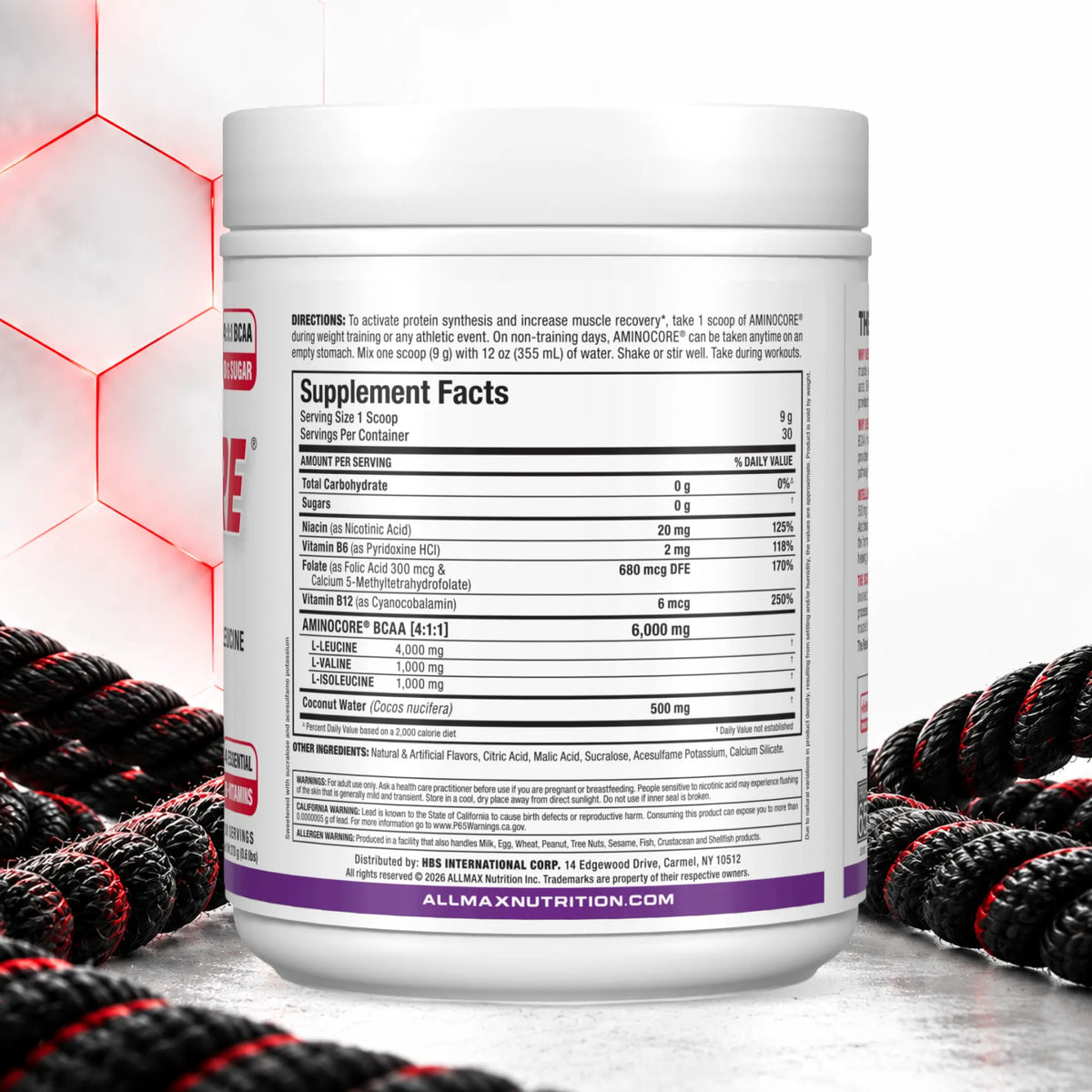 Allmax Aminocore: BCAA Supplement Powder