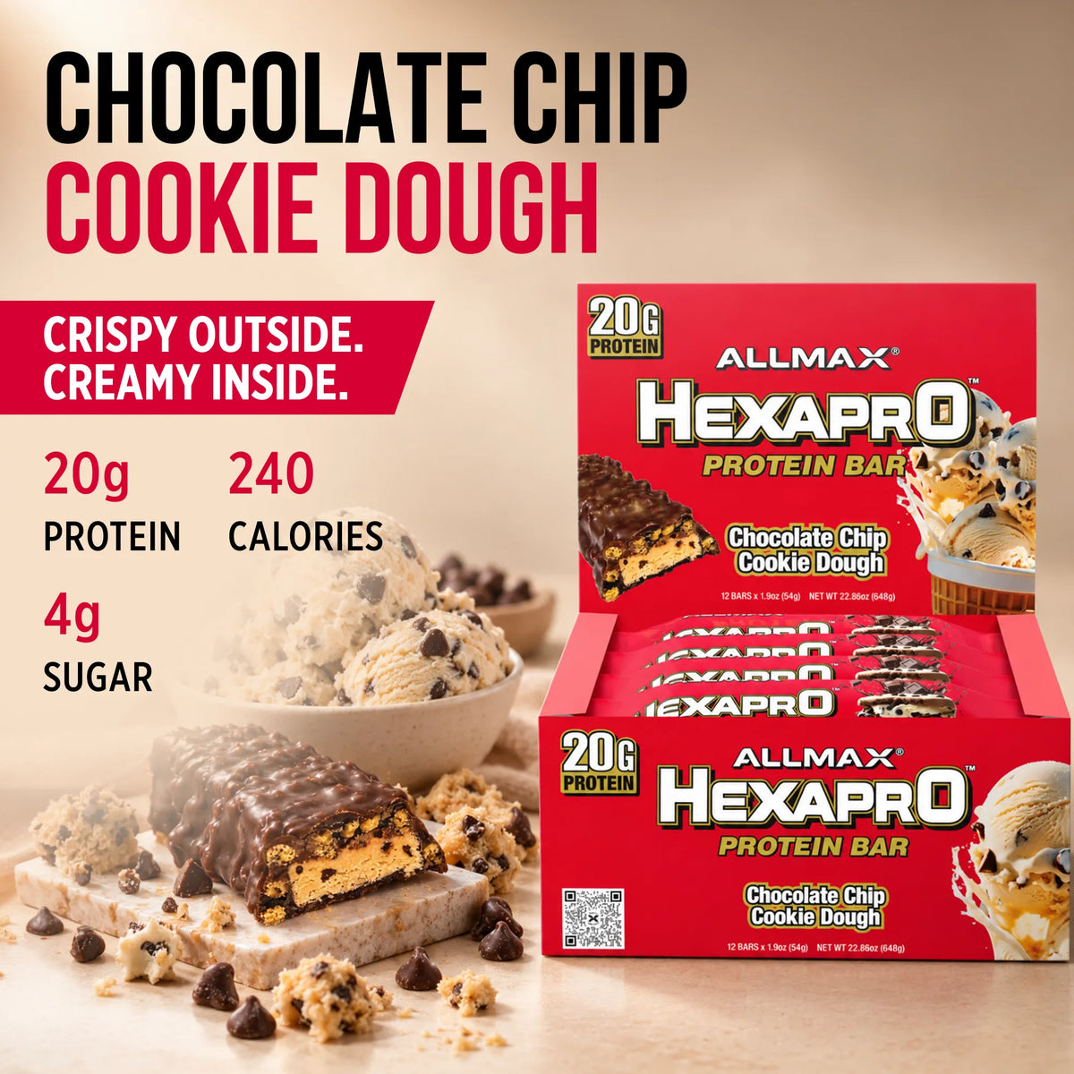 Allmax Hexapro Protein Bars