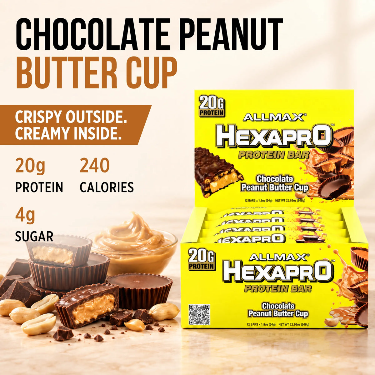 Allmax Hexapro Protein Bars
