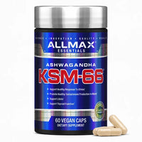 ALLMAX ksm-66 ashwagandha bottle