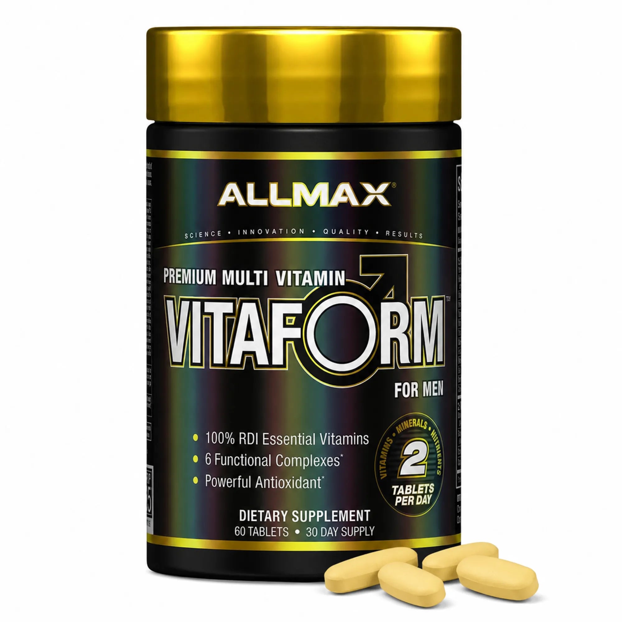 vitaform men allmax nutrition us bottle