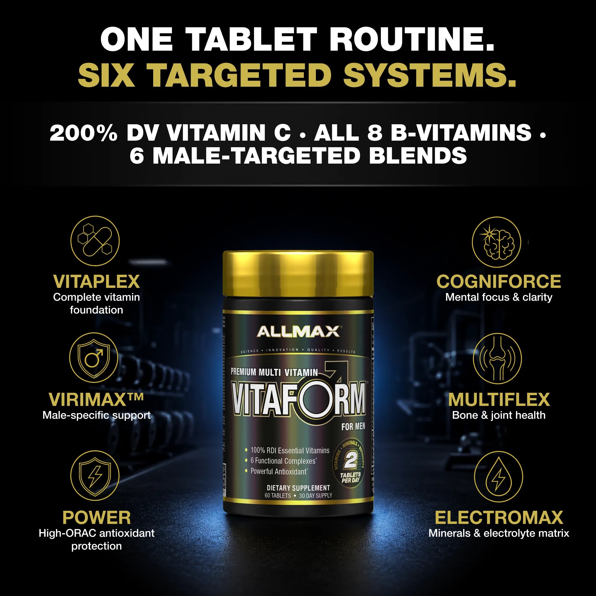 vitaform men allmax nutrition us benefits