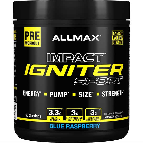 IMPACT IGNITER SPORT PRE WORKOUT - Allmax Nutrition